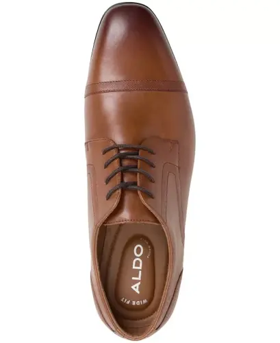 Men's Luigi Leather Derby Lace Up Dress Shoe - Tan - ALDO (1)