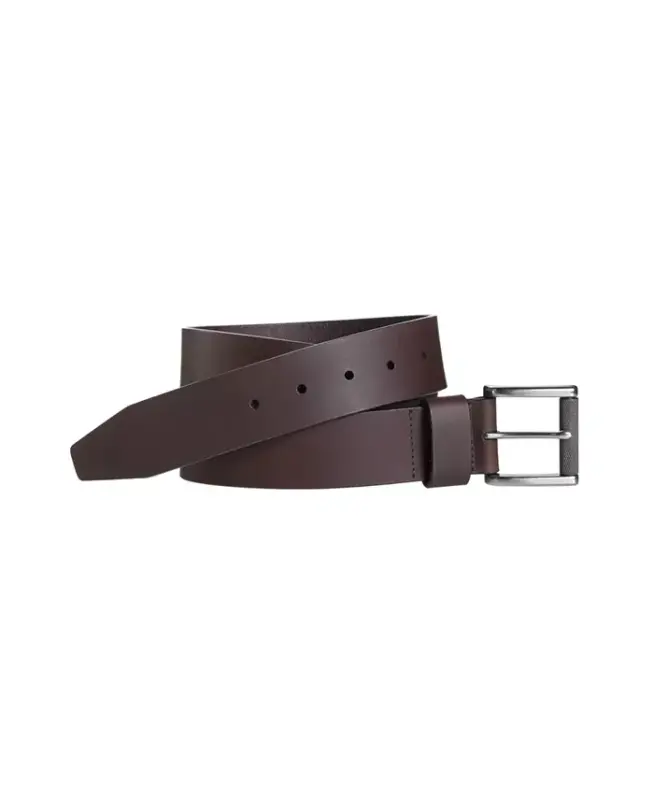 Men's Roller Buckle Belt - Brown - 1
