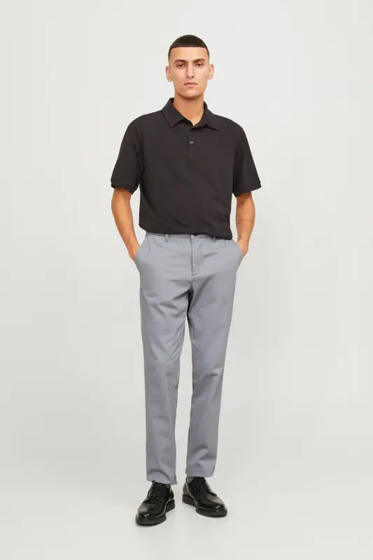 Erkek Marco Bowie Chino Pantolon - Gri - 3