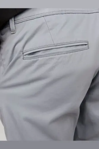 Erkek Marco Bowie Chino Pantolon - Gri - 8