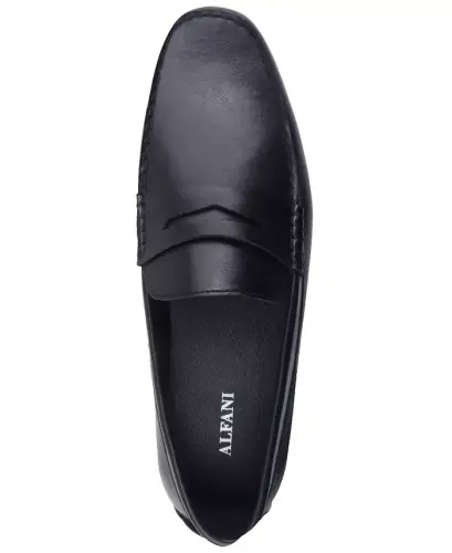 Men's Masonn Slip-On Penny Driving Loafers, Exclusively at Modazone-Black - 4