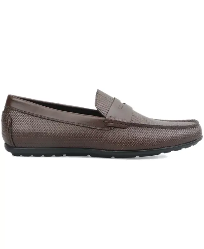 Men's Masonn Slip-On Penny Driving Loafers, Exclusively at Modazone-Classic Brown - 2