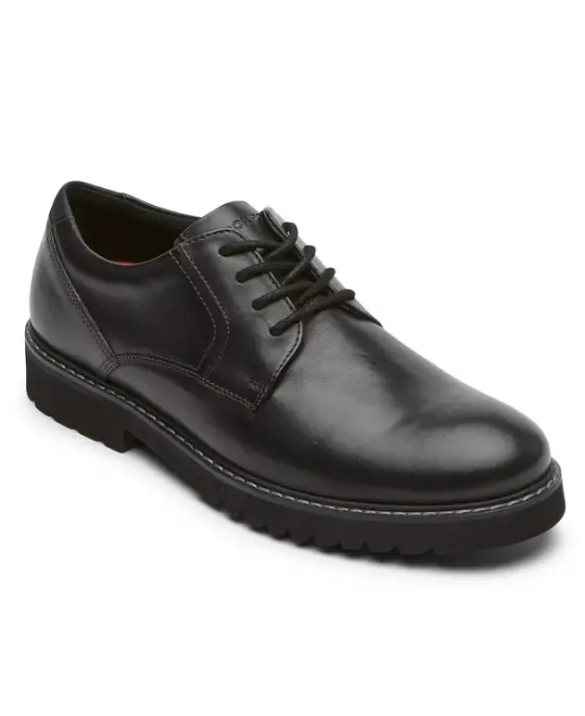 Men's Maverick Plain Toe Oxford Shoes - Black - 1