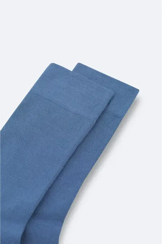 Erkek Mavi Bambu Soket Çorap B008505-Mavi - 3