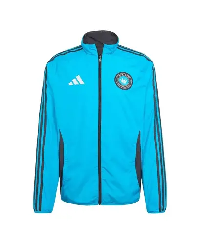 Men's Blue/Black Charlotte FC 2025 Anthem Reversible Full-Zip Jacket - Blue, Black - 1