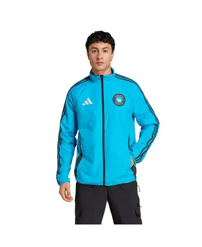 Men's Blue/Black Charlotte FC 2025 Anthem Reversible Full-Zip Jacket - Blue, Black - 3