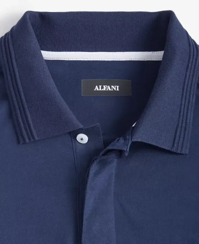 Men's Mercerized Polo Shirt, Created for Modazone - Neo Navy - 3