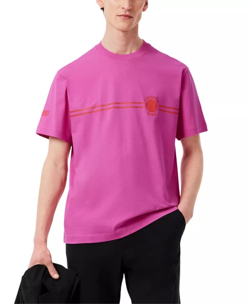 Men's Heritage Short Sleeve Graphic Tennis T-Shirt-I1L - Lacoste
