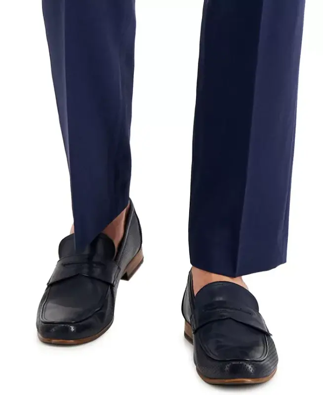 Men's Modern-Fit Stretch Solid Resolution Pants - Indigo - 6