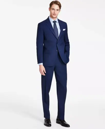 Men's Modern-Fit Bi-Stretch Suit - 1