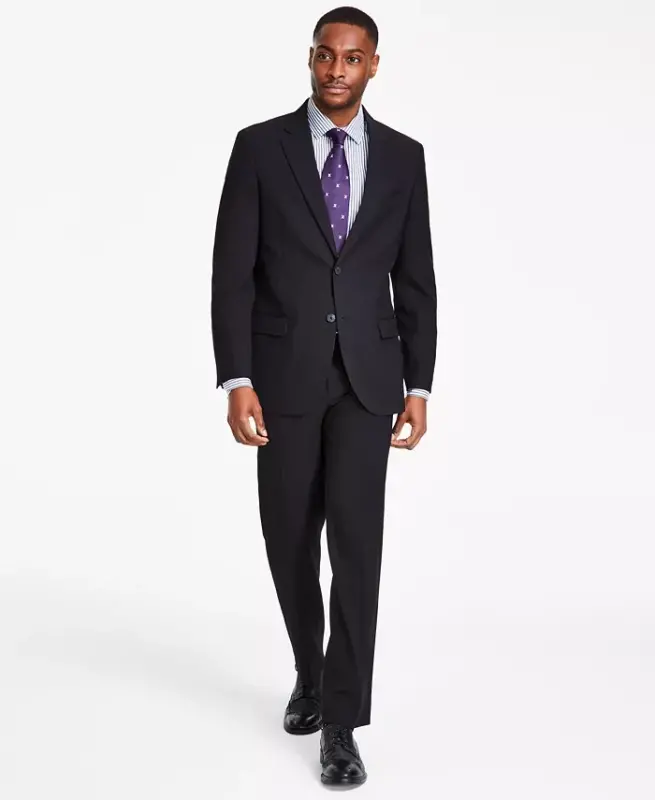 Men's Modern-Fit Bi-Stretch Suit - 1