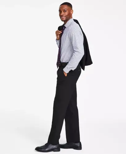 Men's Modern-Fit Bi-Stretch Suit - 17