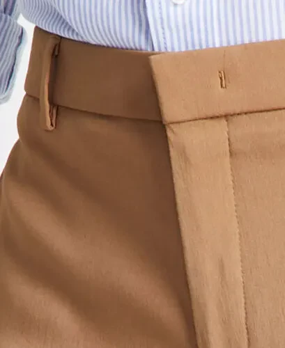 Men's Modern-Fit TH Flex Stretch Solid Performance Pants - Light Camel - 5