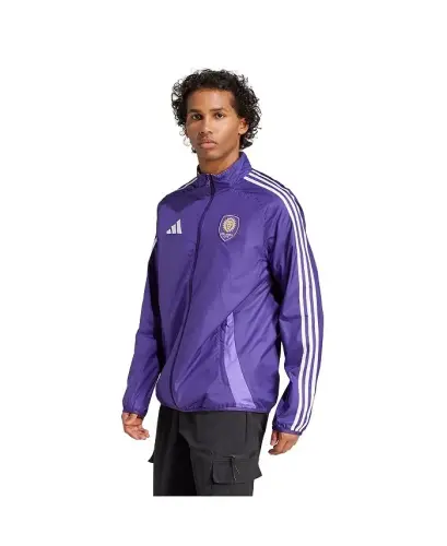 Men's Purple/White Orlando City SC 2025 Anthem Reversible Full-Zip Jacket - Purple, White - 4