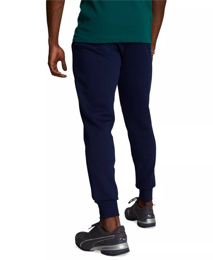 Erkek Nakışlı Logo Polar Jogger Eşofman Pantolonu Paltosu Navy - 4