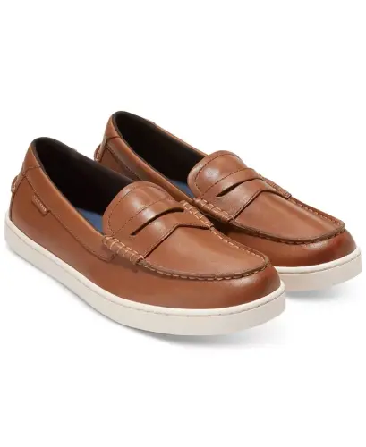 Men's Nantucket Slip-On Penny Loafers - Ch British Tan/ivory - 4