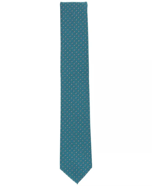 Men's Natron Geo-Pattern Tie, Exclusively at Modazone-Teal - ALFANI (1)