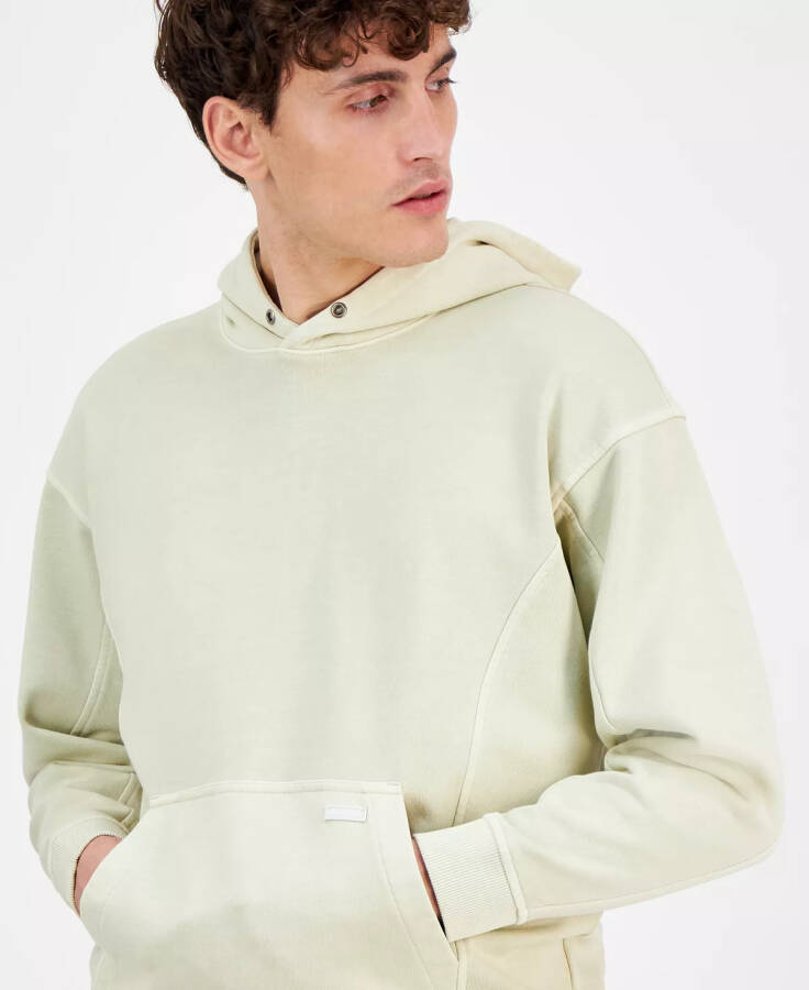 Erkek Neliso Relaxed Fit Uzun Kollu Hoodie Açık Bej - 3