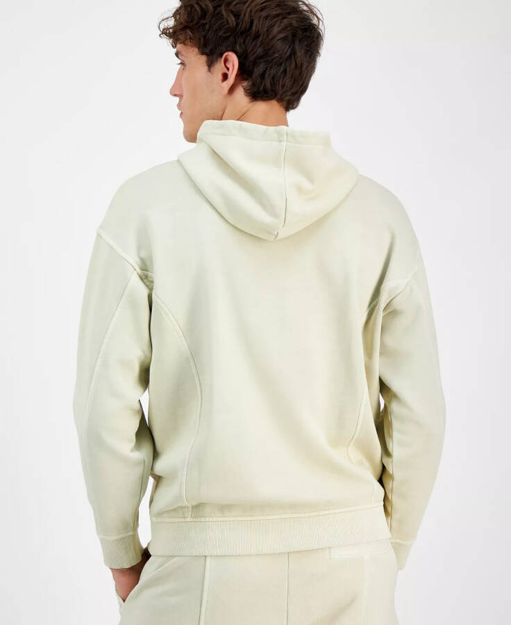 Erkek Neliso Relaxed Fit Uzun Kollu Hoodie Açık Bej - 4