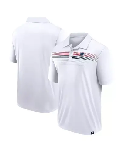 Men's New England Patriots Victory For Us Interlock Polo - White - 1