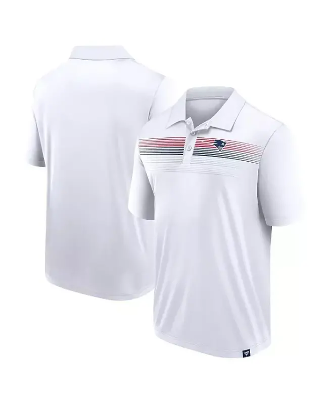 Men's New England Patriots Victory For Us Interlock Polo - White - 1