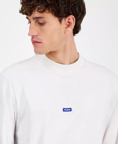 Men's Nilongti Logo Sweatshirt-Open White - 3