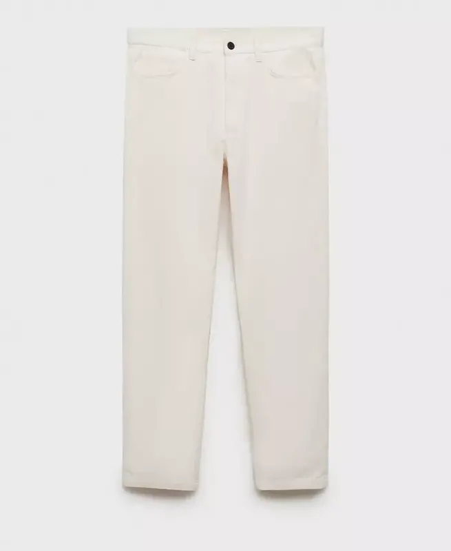 Men's Regular-Fit Corduroy Pants - Medium Brown - 9