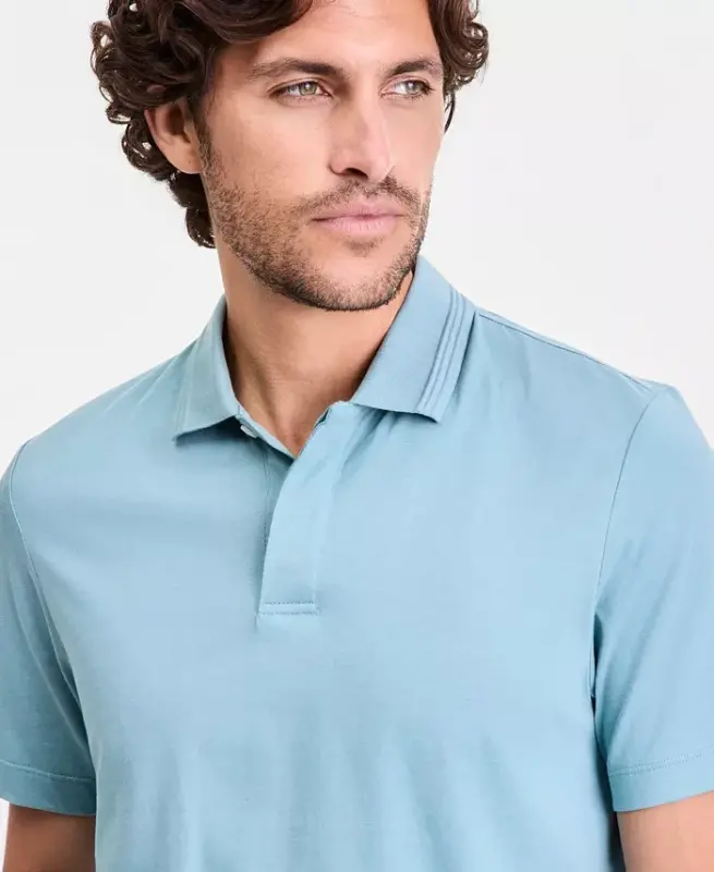 Erkek Normal Kesim Merserize Polo Yaka T-Shirt - Kıymetli Yeşim - 2