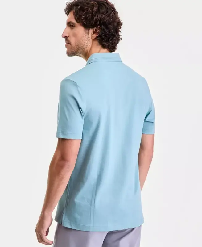 Erkek Normal Kesim Merserize Polo Yaka T-Shirt - Kıymetli Yeşim - 3