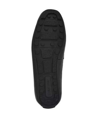 Men's Oliver Logo Gross Grain Loafers - Black - 5