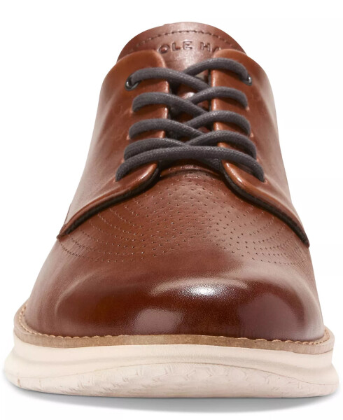 Men's ØriginalGrand Energyweave Perforated Plain Toe Oxford-British Tan - 3