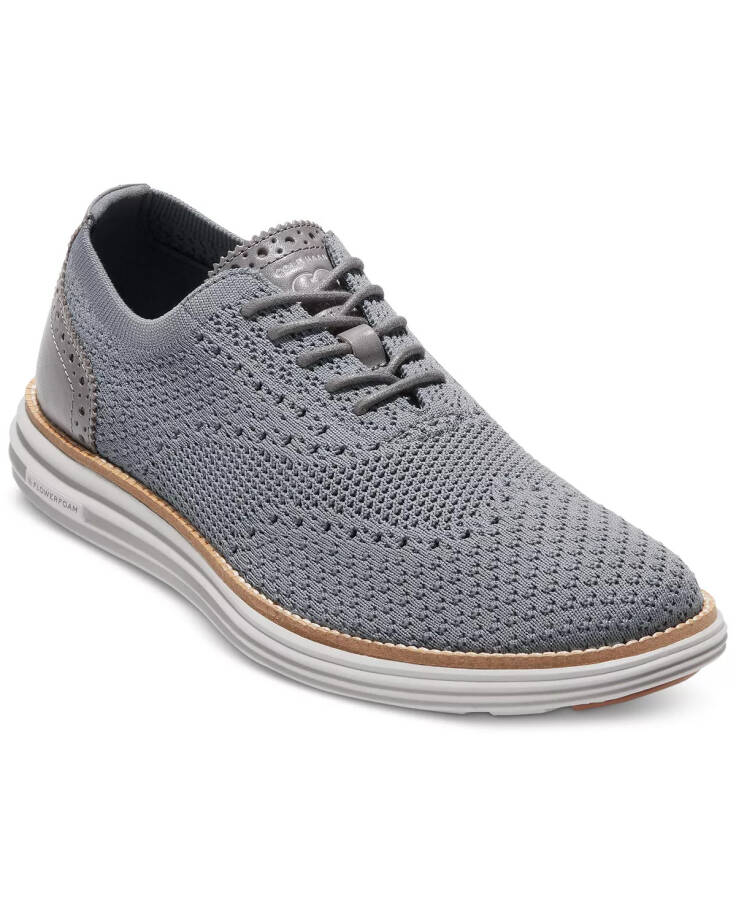 Erkek ØriginalGrand Remastered Stitchlite™ Bağcıklı Uçlu Oxford Sneaker Quiet Shade / Microchip - 1