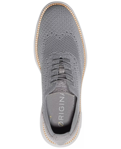 Erkek ØriginalGrand Remastered Stitchlite™ Bağcıklı Uçlu Oxford Sneaker Quiet Shade / Microchip - 5