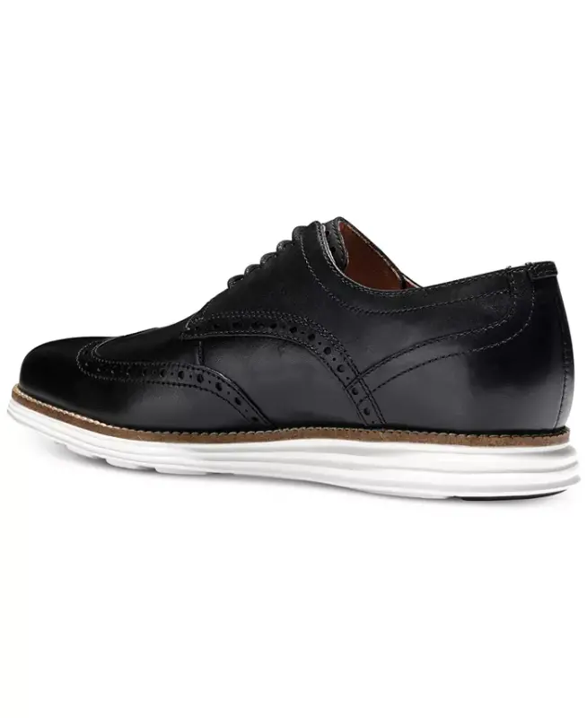Men's Original Grand Wing Oxfords - Black/white - 3