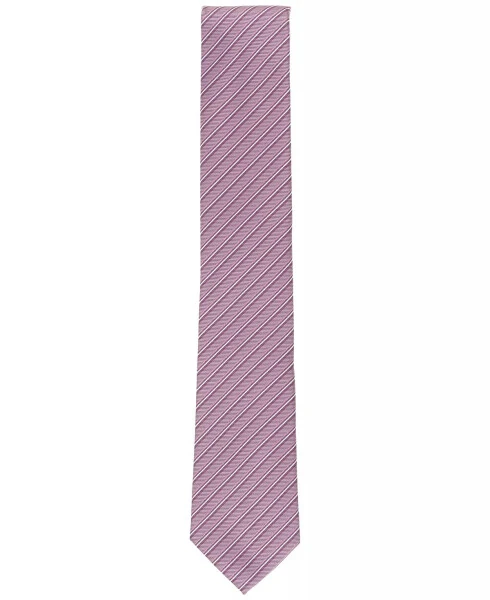 Men's Orta Stripe Tie, Exclusively at Modazone-Dusty Pink - Alfani (1)