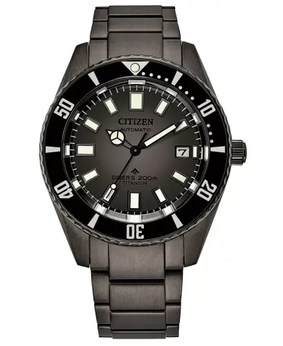 Men's Automatic Promaster Black Titanium Bracelet Watch 42mm-Black - 1