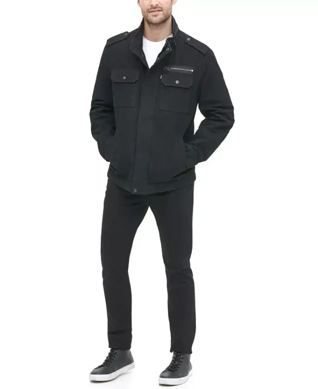 Men's Field Jacket - Black - 3