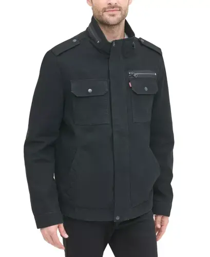 Men's Field Jacket - Black - 5