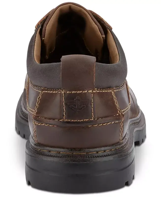 Men's Overton Moc-Toe Leather Oxfords - 5