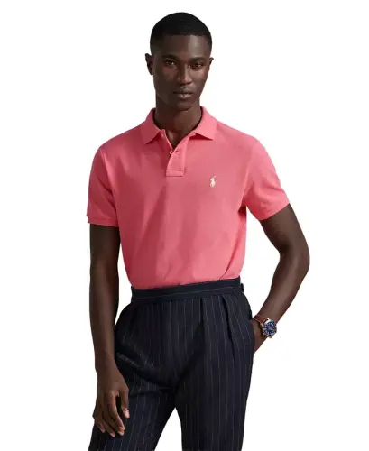 Men's Custom Slim Fit Mesh Polo 