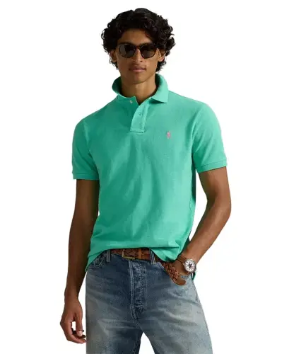 Men's Custom Slim Fit Mesh Polo 