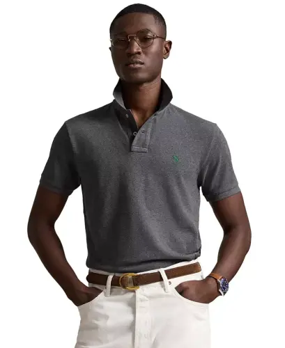Men's Custom Slim Fit Mesh Polo 