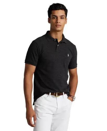 Men's Custom Slim Fit Mesh Polo 