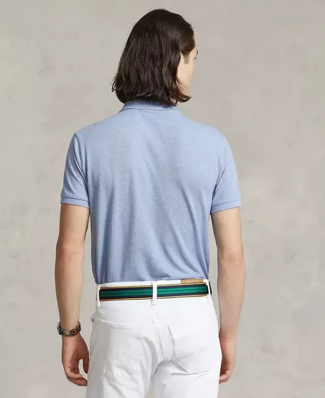 Men's Custom Slim Fit Mesh Polo - 4