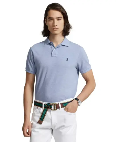 Men's Custom Slim Fit Mesh Polo 