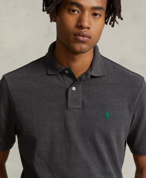 Erkek Özel Slim Fit Fileli Polo Orta Flanel Heather - 3