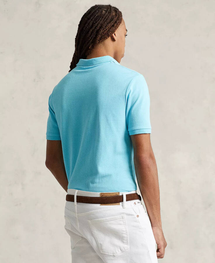 Erkek Özel Slim Fit Örgü Polo Cabana Mavi - 4