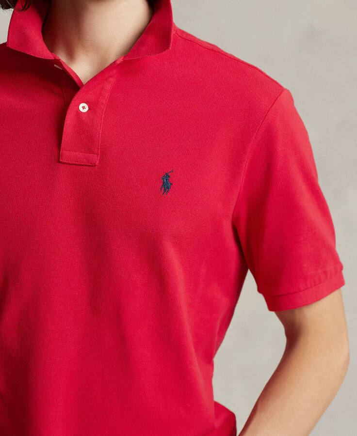 Erkek Özel Slim Fit Örgülü Polo RL 2000 Kırmızı - 3