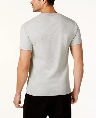 Men's Cotton Solid T-Shirt - Oxford Gray - CHAMPION (1)