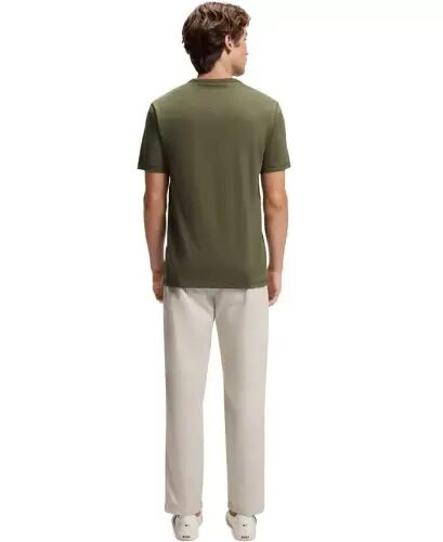 Erkek Pamuklu Jüsey Normal Kesim T-Shirt - Açık Yeşil - 4